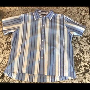 Nautica Short Sleeve Button Down Shirt Size XXL